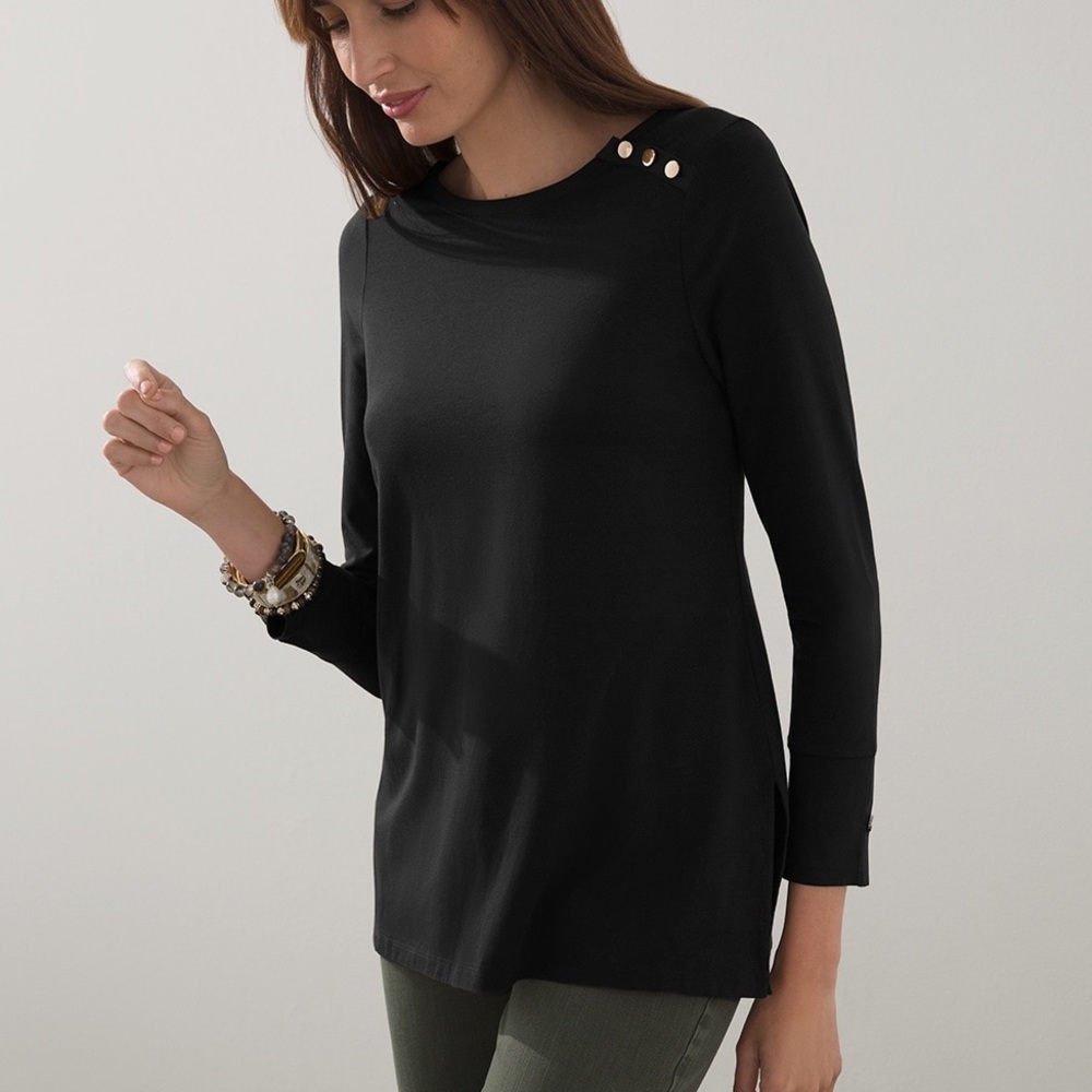 C’EST LA VIE Business Casual Tops for Women Work Blouses with Button Size XL